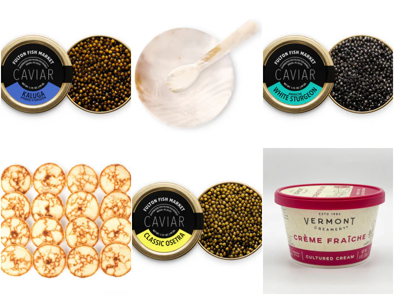 Deluxe Sturgeon Caviar Bundle