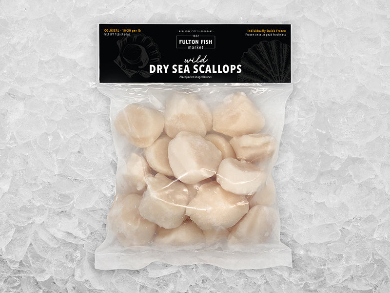Fulton's Finest Wild Colossal Dry Sea Scallops - 1lb - Image 3