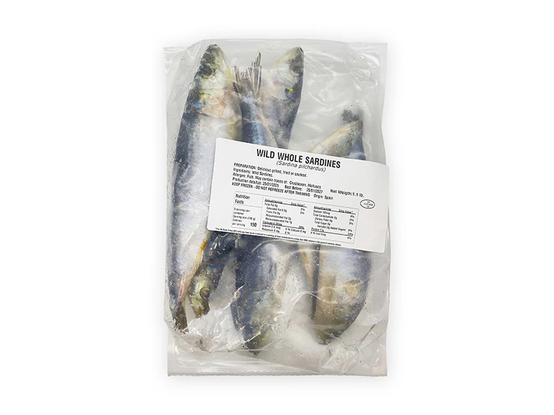 Wild Whole Sardines - 1.1lb - Image 5