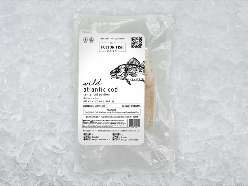 Wild Atlantic Cod Portion - 1ct - Image 3