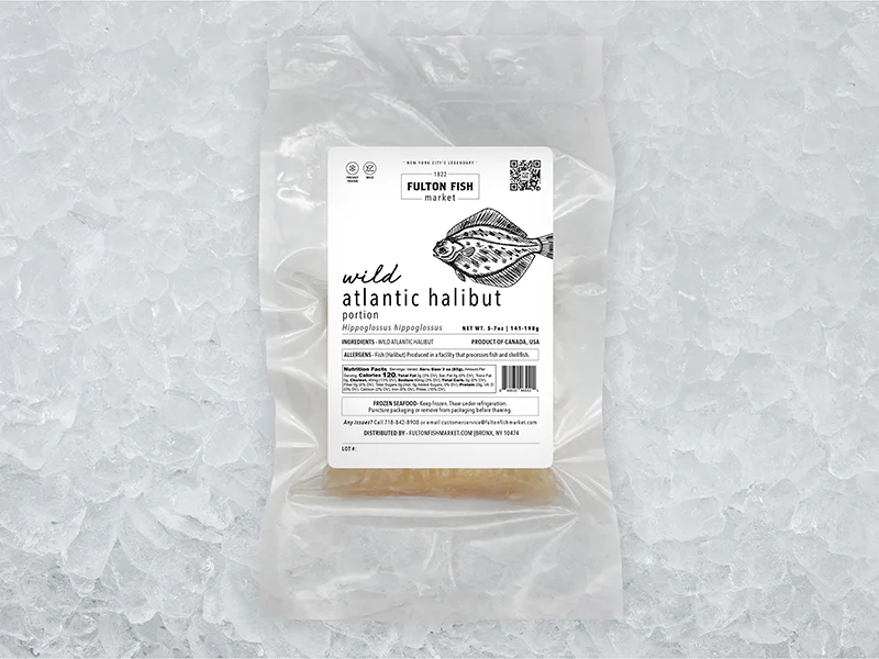 Wild Atlantic Halibut Portion - 1ct - Image 3