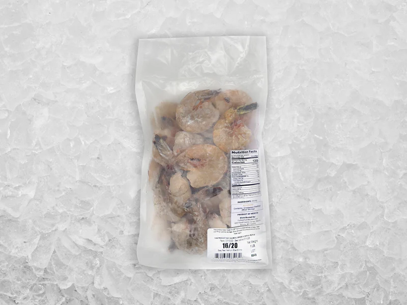 Wild Colossal Blue Shrimp, Easy Peel - 1lb - Image 3